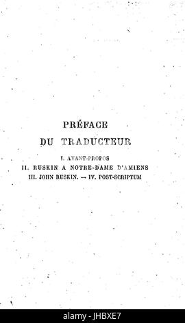 John Ruskin - La Bible d'Amiens - 008 Banque D'Images