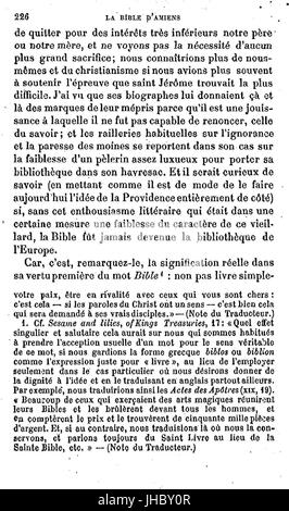 John Ruskin - La Bible d'Amiens - 226 Banque D'Images