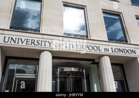 Université de Liverpool à Londres, Finsbury Square Banque D'Images