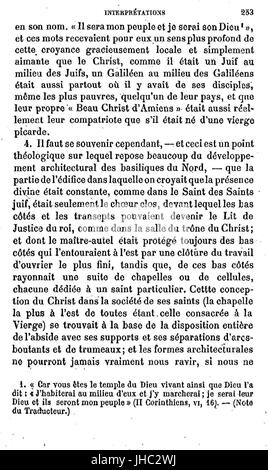 John Ruskin - La Bible d'Amiens - 253 Banque D'Images