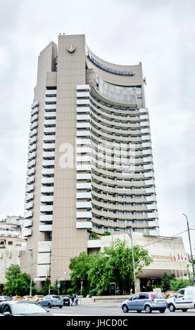 Bucarest, Roumanie - 25 MAI 2014 : l'Hôtel Intercontinental Banque D'Images