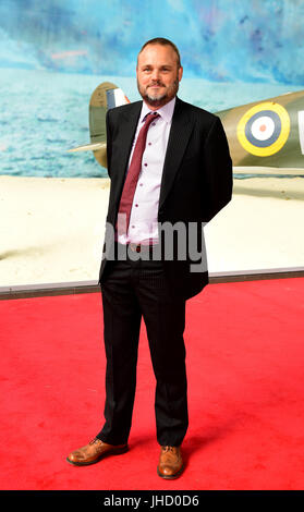 Al Murray participant à la première mondiale de Dunkerque à l'Odeon Leicester Square, Londres. Banque D'Images