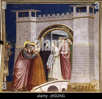 giotto la rencontre à la porte d or