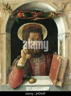 Andrea Mantegna - saint Marc l'Évangéliste - Banque D'Images