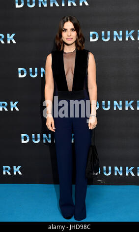 Charlotte Riley participant à la première mondiale de Dunkerque à l'Odeon Leicester Square, Londres. Banque D'Images