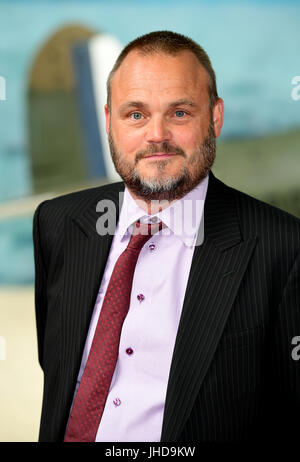 Al Murray participant à la première mondiale de Dunkerque à l'Odeon Leicester Square, Londres. Banque D'Images