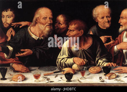 Joos van Cleve - Retable de la déploration (détail) - WGA5044 Banque D'Images