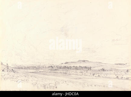 John Constable - Old Sarum à midi - Banque D'Images