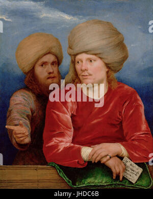 Michael Sweerts (Flamand - Double Portrait - Banque D'Images