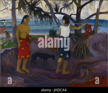 Gauguin i raro te oviri II Banque D'Images