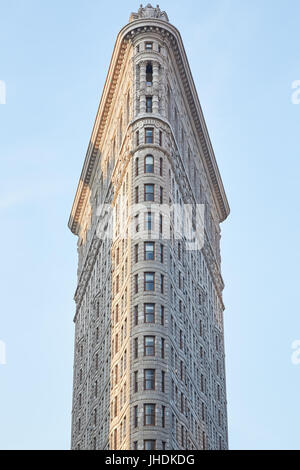 NEW YORK - 10 SEPTEMBRE : Flatiron building détail d'architecture le 10 septembre 2016 à New York. Achevé en 1902 a été l'un des plus hauts skyscr Banque D'Images