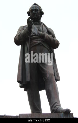 Richard Cobden Statue - St. Ann's Square Manchester Banque D'Images