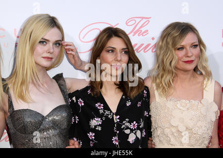 La séduisit Premiere tenue à la Directors Guild of America. Comprend : Elle Fanning, Sofia Coppola, Kirsten Dunst Où : Los Angeles, California, United States Quand : 12 Jun 2017 : Crédit M. Adriana Barraza/WENN.com Banque D'Images