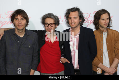 États-unis première de l 'trompé' Avec : Thomas Mars, Laurent Brancowitz, Christian Mazzalai et Deck D'arcy de Phoenix Où : West Hollywood, California, United States Quand : 13 Juin 2017 Crédit : FayesVision/WENN.com Banque D'Images