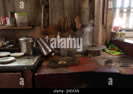 Vieux kampung chinois shop en Malaisie Banque D'Images