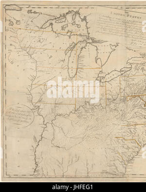 Aux États-Unis selon le traité de paix signé à Paris, Septr. 3d, 1783 (NYPL)19605262-5312799 b Banque D'Images