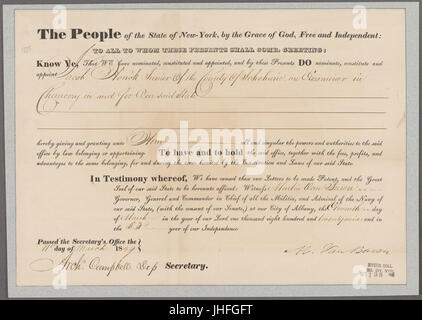 Van Buren, Martin. Albany (NYPL)11868620-5327221 b Banque D'Images