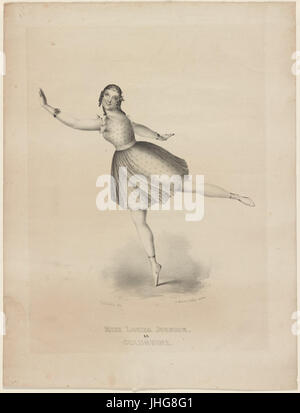 Mme Louisa Johnson comme Columbine (NYPL)12148745-5376933 b Banque D'Images