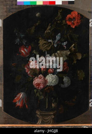 Jean-Baptiste Monnoyer - Kvetiny ve vaze Banque D'Images