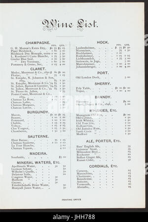 Le dîner (organisé par l'hôtel) (at) KAATERSKILL MONTAGNES CATSKILL NY (Hotel) (NYPL)-269427-4000000190 Hades Banque D'Images