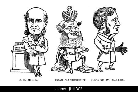 Caricature Gribayedoff 1884 Banque D'Images