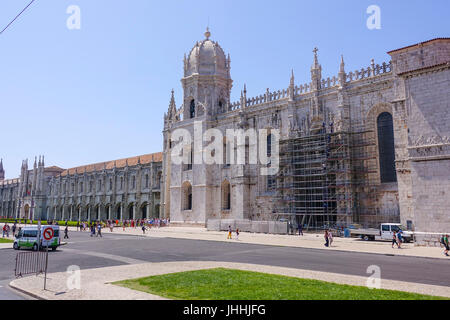 L'église catholique Maria de Belem à Lisbonne - LISBONNE, PORTUGAL 2017 Banque D'Images