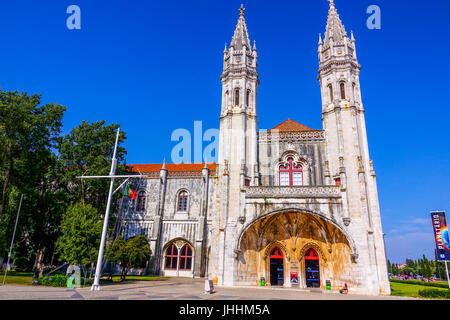 Les tours du Musée Maritime de Belem - Lisbonne Lisbonne, Portugal 2017 - LISBONNE, PORTUGAL 2017 Banque D'Images