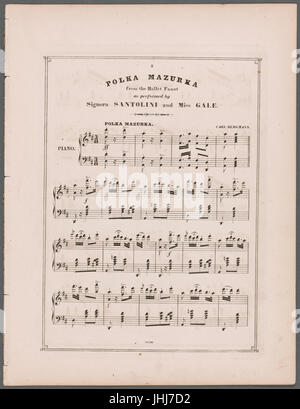 Souvenir de ballet, polka mazurka de Faust (NYPL)12148738-5179601 b Banque D'Images