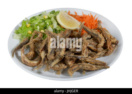 Turkish Hamsi Tava, anchois frits Banque D'Images