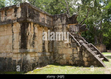 La pyramide de Montoro à Chichen Itza, au Mexique Yucatan Banque D'Images