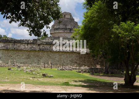 Le 'temple' observatory El Caracol Banque D'Images