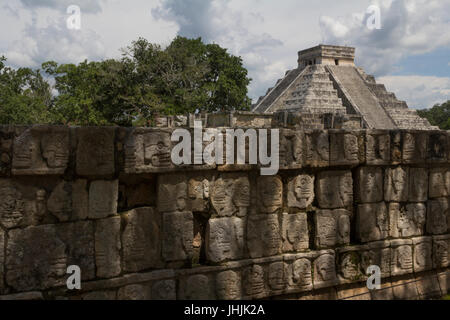 Chichen Itza el Castillo Kukuklan,Culture,Temple acient Mexique Yucatan Banque D'Images