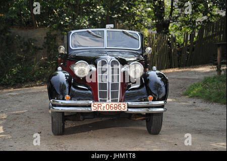 BMW 326 cabriolet 2 portes (1935-1941) avant guerre, voiture de luxe Banque D'Images