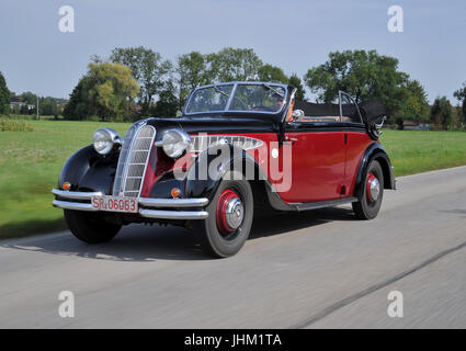 BMW 326 cabriolet 2 portes (1935-1941) avant guerre, voiture de luxe Banque D'Images
