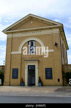 Autour du développement d'un 2004/2005 à la périphérie de Dorchester, Dorset, Angleterre, Royaume-Uni Banque D'Images