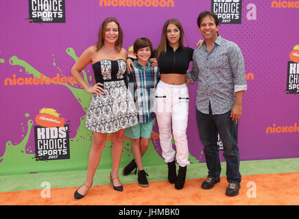 Los Angeles, USA. Jul 13, 2017. Les clients, à Nickelodeon Kids' Choice Awards 2017 Sport au Pauley Pavilion, en Californie le 13 juillet 2017. Credit : MediaPunch Inc/Alamy Live News Banque D'Images