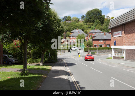 Immobilier à Welshpool, Powys, Pays de Galles. United Kingdom Banque D'Images