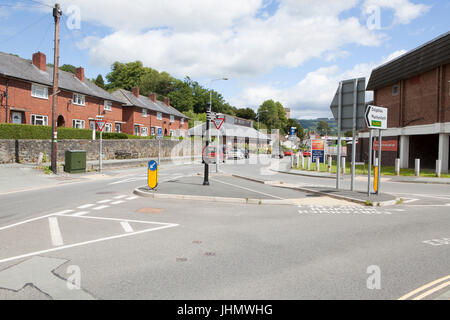 Immobilier à Welshpool, Powys, Pays de Galles. United Kingdom Banque D'Images