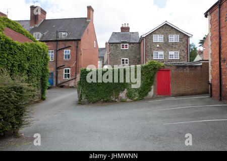 Immobilier à Welshpool, Powys, Pays de Galles. United Kingdom Banque D'Images