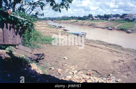 Rio Purus ; marges Sena Madureira, Acre, Brésil Banque D'Images