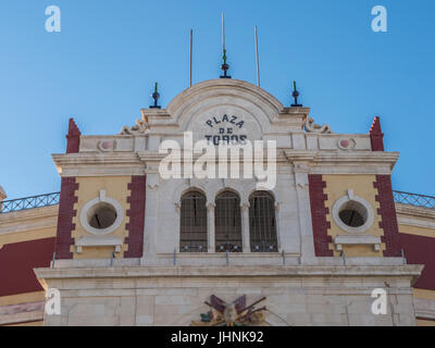 Détail hors arènes de Almeria, Andalousie, Espagne Banque D'Images