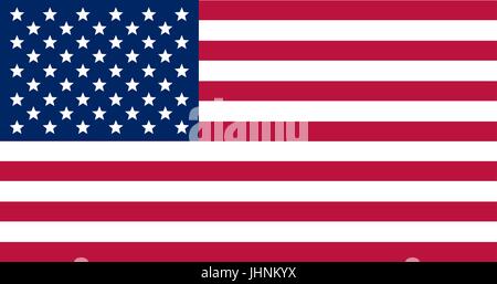 Image vecteur de drapeau américain. Drapeau USA. US Flag. Stripes and stars Illustration de Vecteur