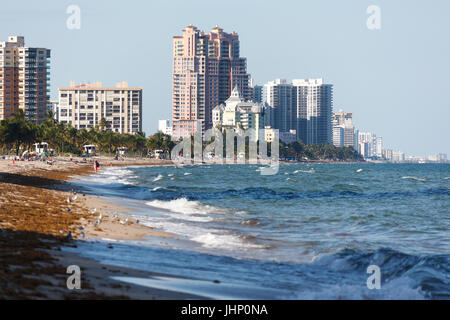 Floride, Ft. Lauderdale, plages, soleil, la vie Banque D'Images