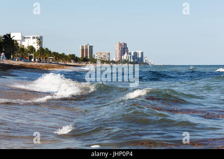 Floride, Ft. Lauderdale, plages, soleil, la vie Banque D'Images