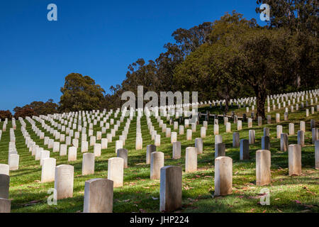 Cimetière National de San Francisco, San Francisco, California, USA Banque D'Images