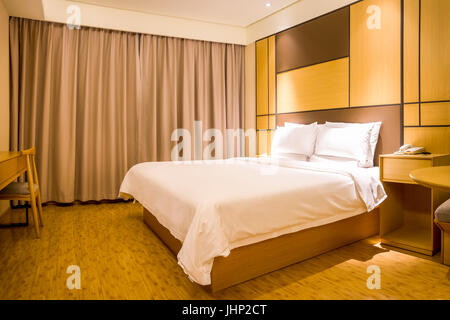 La vue d'un Interial fantaisie Chambre d'hôtel. Banque D'Images