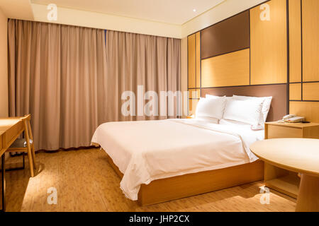 La vue d'un Interial fantaisie Chambre d'hôtel. Banque D'Images
