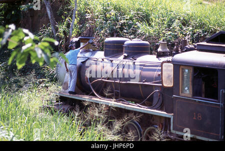 Le train de ravitaillement- madeira mamoré, Rondônia, Brésil Banque D'Images