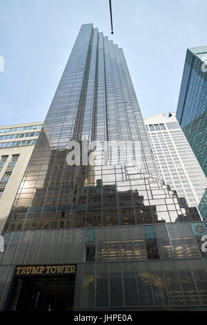 Trump Tower cinquième avenue New York USA Banque D'Images