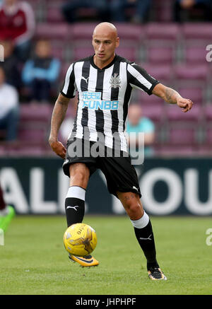 Jonjo Shelvey de Newcastle United lors de la pré-saison friendly au stade de Murrayfield, Edinburgh. Banque D'Images